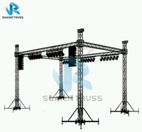 Armazón de iluminación de aluminio universal para dj, dispositivo de conexión rápida para eventos y exhibiciones