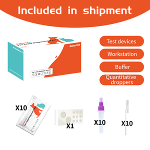 수의학 테스트 스트립 신속 테스트 진단 송곳니 Ehrlichia/라임/Anaplasma 항체 콤보 신속 테스트 - Product Image 2