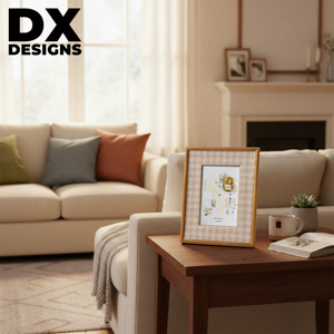 Cadre photo en bois de style farmhouse personnalisé DX Designs, 4x6 5x7 pouces, cadre photo élégant en bois pour la maison et les cadeaux de mariage - Product Image 6