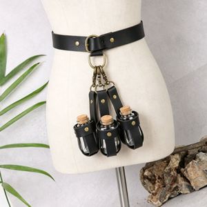 Cosplay <b>Cork</b> Holder Pu Leather Spice Jar Sleeve 3Pcs Halloween Magic Potion <b>Bottle</b> Costume Accessory - Product Image 6