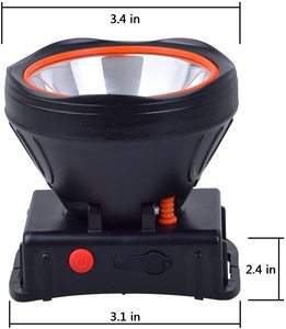 Lampe frontale rechargeable pour l'extérieur, lampe torche pour mineurs, phare LED - Product Image 2