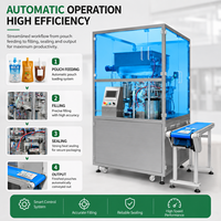 Machine de remplissage et de bouchage automatique DEEPACK pour sachets à bec verseur, idéale pour l'emballage de sauces, pâtes, jus et liquides en usine