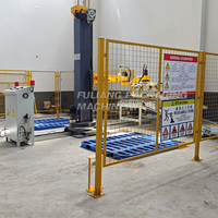 Palettiseur robot automatique de carton de sac d'empileur de colonne avec la ligne de transport
