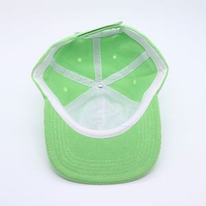 Gorra de béisbol de pana de 6 paneles sin estructura estilo vintage, diseño personalizado de gorra de papá, visera curva, estampado de goma, terciopelo, Oxford, a la moda, deportiva - Product Image 6