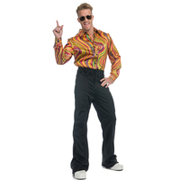 Costume de disco pour adultes, combinaison rétro à paillettes pour soirée dansante des années 70, spectacle sur scène, événement musical et activité de carnaval