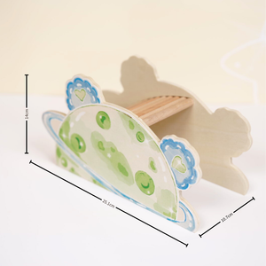 Diseño Original Ecológico, Túnel Multinivel de Madera Maciza con Impresión a Doble Cara para Hámsteres - Product Image 5