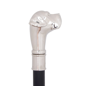 Bạc <span class=keywords><strong>Pug</strong></span> Kim Loại Thời Trang Đi Bộ Mía Có Thể Tháo Rời Tuyệt Đẹp Cao Quý Quyến Rũ Tự Vệ Đi Bộ Gậy - Product Image 4