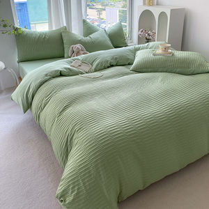 Funda de edredón de microfibra de poliéster Floral de alta calidad, 4 Uds., juego de cama que incluye sábana, funda de almohada y funda Nórdica - Product Image 1