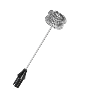 Mini-mélangeur électronique portable avec 3 vitesses de mélange, mousseur à lait manuel pour café - Product Image 6