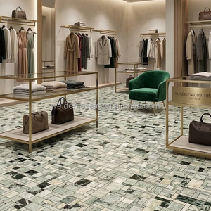 Carreaux <span class=keywords><strong>de</strong></span> mosaïque en marbre vert <span class=keywords><strong>de</strong></span> luxe, pierre naturelle, motif <span class=keywords><strong>Versailles</strong></span>, crédence murale, carrelage <span class=keywords><strong>de</strong></span> sol pour cuisine et salle <span class=keywords><strong>de</strong></span> bain, pour les grossistes - Product Image 4