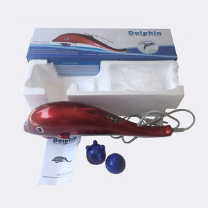 Impastare posteriore della spalla del piede del collo testa tenuto in mano elettrico delfino indietro massaggiatore - Product Image 6