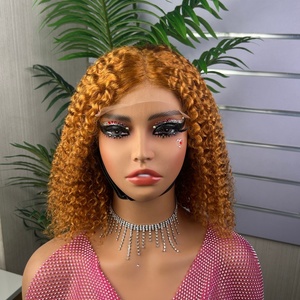 100% Virgin <b>Human</b> Hair High Density 12A 5*5 Vietnam SDD Kinky Curly <b>WIg</b> Brazilian Peruvian Super Double Drawn Gluesss <b>Wig</b> - Product Image 3