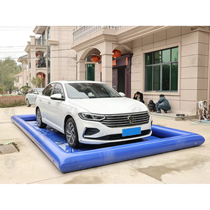 EJIA L6.5MxW3.5M Wash Mat SUV y camión Heavy Duty <span class=keywords><strong>Garage</strong></span> Inflable Floor Mat Outdoor Car Wash Mat - Product Image 2