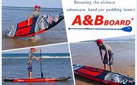 Planche à pagaie gonflable 10'6'' (EVA/PVC) capacité 150 kg, pour lacs et rivières, ensemble complet avec pompe, laisse et accessoires portables