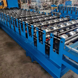 גליונות מכונת קירוי מכונת להכנת מכונת גלי, טרפז קירוי טרפז גליל להרכיב מכונה שכבות כפול פלדה מתכת - Product Image 3