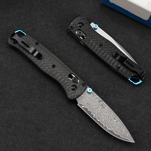 B-enchmade 535 sợi Carbon xử lý gấp dao ngoài trời Túi cắm trại săn bắn chiến thuật độ cứng cao dao - Product Image 5