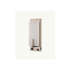 Latest Modern <b>Wall</b> Lamps Brushed Nickel Polished Nickel Finish with White Color Glass Lampshade for Hotel - Product Image 2