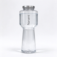 Boîtes en plastique PET de 500 ml de forme irrégulière pour boissons énergisantes avec couvercles en aluminium faciles à ouvrir pour les boissons, les jus, les sodas, le thé