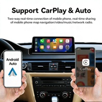 Radio Estéreo para Auto con Pantalla de 8.8/10.25/12.3 Pulgadas, GPS Integrado, Android Auto y CarPlay para BMW Serie 3 E90/E91/E92/E93, 1 Año de Garantía