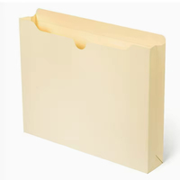 Sacs à documents format lettre avec languettes pré-découpées, lot de 100, en PP, pour l'organisation et le rangement des documents de bureau