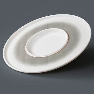 Xiangyuan <b>melamine</b> vegetable <b>plate</b>, imitation porcelain dinner <b>plate</b>, plastic round <b>plate</b>, commercial round <b>plate</b>, platter, hot - Product Image 2