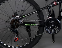 Vélo de montagne 21 vitesses pour hommes, femmes, adultes, étudiants, avec amortissement, frein à disque tout-terrain, fourche à ressort légère, haute teneur en carbone