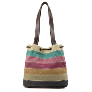 Sacs à bandoulière pour femmes, sacs hobo en toile, sacs messager décontractés multicolores, sacs fourre-tout à poignée supérieure, sacs bandoulière - Product Image 2
