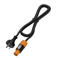 Cable de Alimentación SHEHDS IP65 Impermeable para Exteriores, con Núcleo de Cobre de Alta Pureza, Conexión en Cadena PowerCon para Equipos de DJ y Escenarios