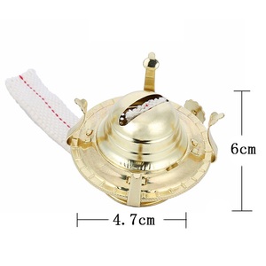 HoneyFly-Lámpara quemadora de aceite de queroseno, luz de aceite de queroseno estilo Retro, regulador de Metal, lámpara de aceite de vidrio - Product Image 3