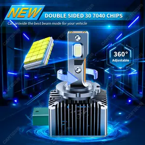 DK4 110W D Series LED ไฟหน้าหลอดไฟ,Super Bright D1S D1R D2S D2R D3S D3R D4S D4R D5S D8S D8R ชุดไฟอัตโนมัติ 6000K