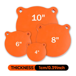 Panda a forma di 10mm ispessito AR500 acciaio resistente tiro bersaglio per fionde e accessori - Product Image 2