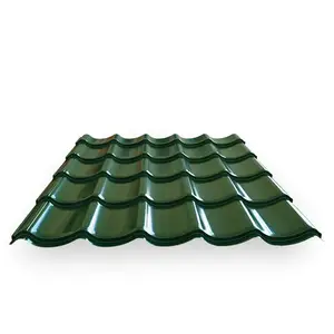 Feuille de toiture ondulée en acier galvanisé Ppgi bon marché Tôles de toiture Ppgi Ppgl Tôle de fer galvanisée pour toiture