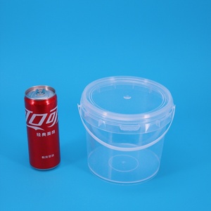 Cubos Redondos de PP <span class=keywords><strong>Yusu</strong></span> de 5L al por Mayor con Tapa y Asa, Grado Alimenticio, No Tóxicos, Ecológicos, Duraderos, Sellado Fuerte, Reciclables - Product Image 5