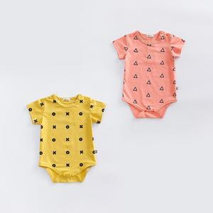 Nueva Colección de Ropa Infantil al por Mayor, Diseños Sencillos de Vestidos, Ropa de Bebé de Algodón Pima, Mamelucos - Product Image 1