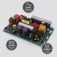 Module PCBA onduleur à onde sinusoïdale pure 3000W 24V 48V CC vers 220V CA pour système d'alimentation solaire hors réseau pour maison et camping-car