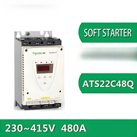 Arrancador suave trifásico para motor de CA Schnei Der ATS22D47Q, 47A 22KW 220V/380V, controlador de arranque suave con control vectorial industrial