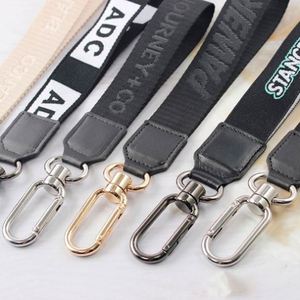 Hot Selling Embroidered Pendant Key Chain Wholesale Fashion Jean Accessories Keyring Charm Keychain Short Strap <b>Lanyard</b> - Product Image 2