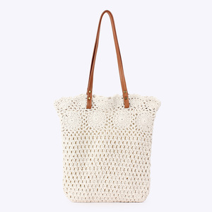 A Generation of Large-capacity Woven Bag Seaside Vacation Daily Leisure Photo Fashion Ladies Bag Spring Soft Tanjing - Product Image 6