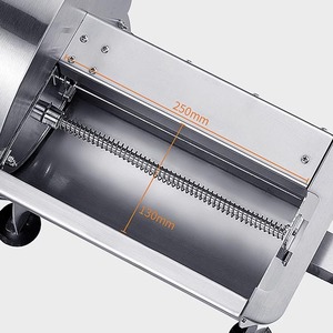 Rebanadora Manual de patatas fritas de aguacate y plátano, rebanadora Industrial de acero inoxidable con Motor proporcionado, 72W, 1-10mm - Product Image 5