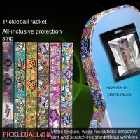 Bande de protection texturée style graffiti pour raquettes de pickleball, résistante aux rayures et à l'abrasion, 39g, Chine