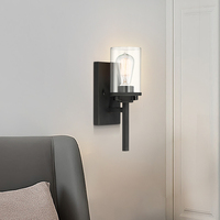 Vente en gros moderne Simple chambre salon couloir escaliers hôtel décor intérieur verre applique murale intérieure
