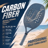 Fabricant de raquettes de beach tennis personnalisées, raquette de beach tennis premium en carbone 3K, absorption des chocs, légère