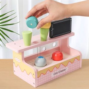 <b>Wooden</b> Play Kitchen Imagination Food Non-Toxic Wood Popsicle <b>Set</b> <b>Ice</b> <b>Cream</b> Toys for Toddlers 3-5 - Product Image 3