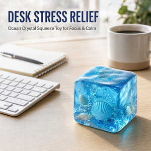 Palla Morbida Elastica a Tema Oceano in Maltosio, Giocattolo Antistress a Lenta Risalita, Giocattolo Sensoriale per Decompressione e Sollievo dallo Stress - Product Image 3