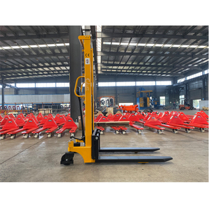 Apilador <span class=keywords><strong>manual</strong></span> de montacargas <span class=keywords><strong>manual</strong></span> Apilador de palets de 1 tonelada El elevador más barato - Product Image 2