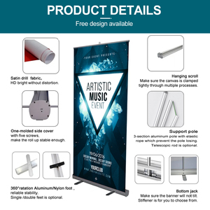 Espositori <span class=keywords><strong>Banner</strong></span> Retrattili Personalizzati, Best Seller, <span class=keywords><strong>Banner</strong></span> Avvolgibili per Pubblicità e Sfondi - Product Image 5