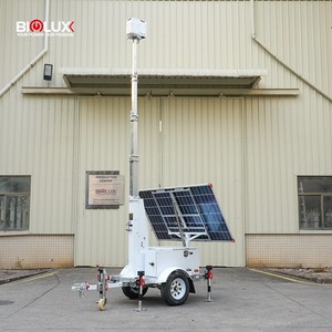 Remolque de Seguridad Móvil, Mini Remolque con Potente <span class=keywords><strong>Sistema</strong></span> <span class=keywords><strong>Solar</strong></span> y Mástil Telescópico Integrado para Cámaras Inteligentes - Product Image 3