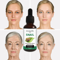 Offre Spéciale Marque Privée Bio Nourrissante Pour la Peau Escargot Sérum Anti-Âge Visage Soins Réparation D'escargot Hydratant Visage Sérum
