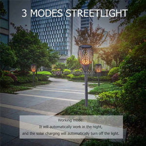 Lampe <span class=keywords><strong>torche</strong></span> LED solaire d'extérieur IP65 étanche Décoration de <span class=keywords><strong>jardin</strong></span> Patio Rue Balcon Cour Allée - Product Image 6
