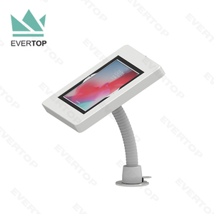 LST04-C kim loại linh hoạt cổ ngỗng cánh tay Android Tablet kiosk đứng chủ cho <span class=keywords><strong>iPad</strong></span> mini/không khí/Pro 2020 2021 10.5 12.9 "W khóa an toàn - Product Image 4
